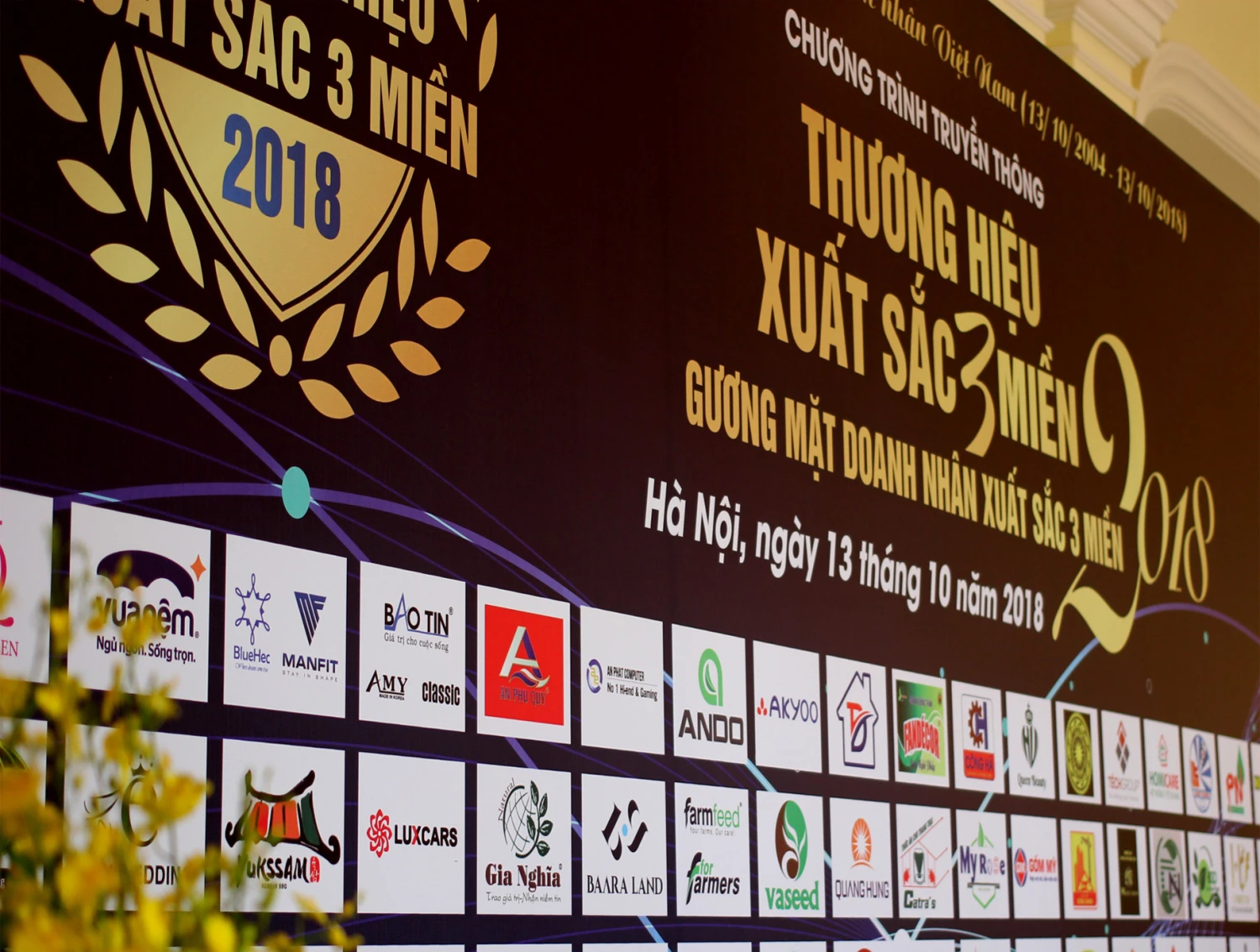 Top 10 - Thương hiệu xuất sắc 3 miền 2018