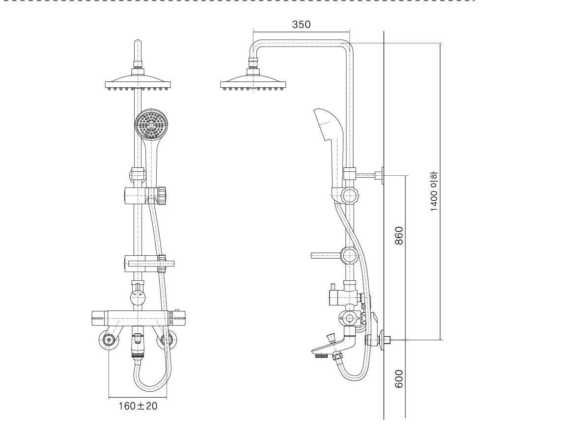 Sen tắm cây nhiệt độ AM9127