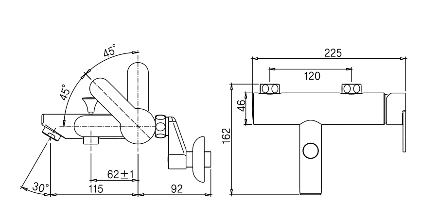 Sen tắm nóng lạnh AM5000