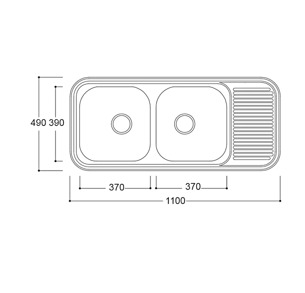Chậu rửa Inox AM1100