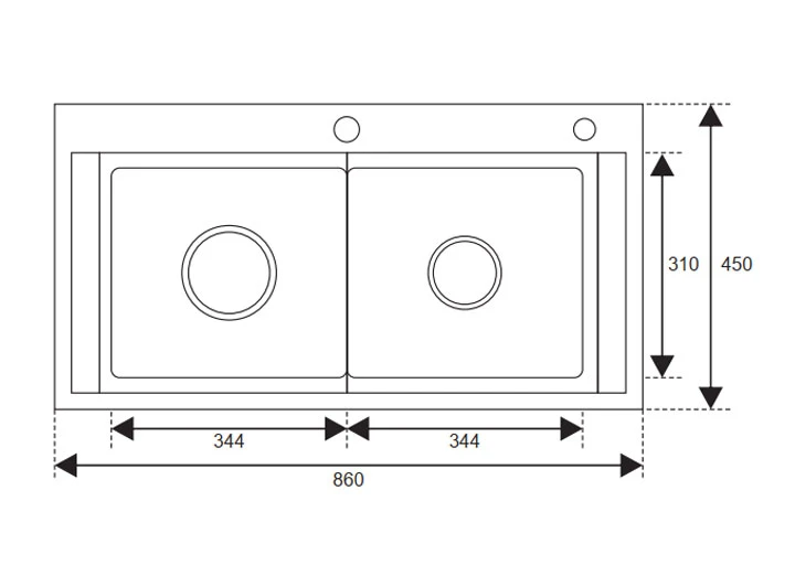 Chậu rửa bát thủ công cao cấp AM8585