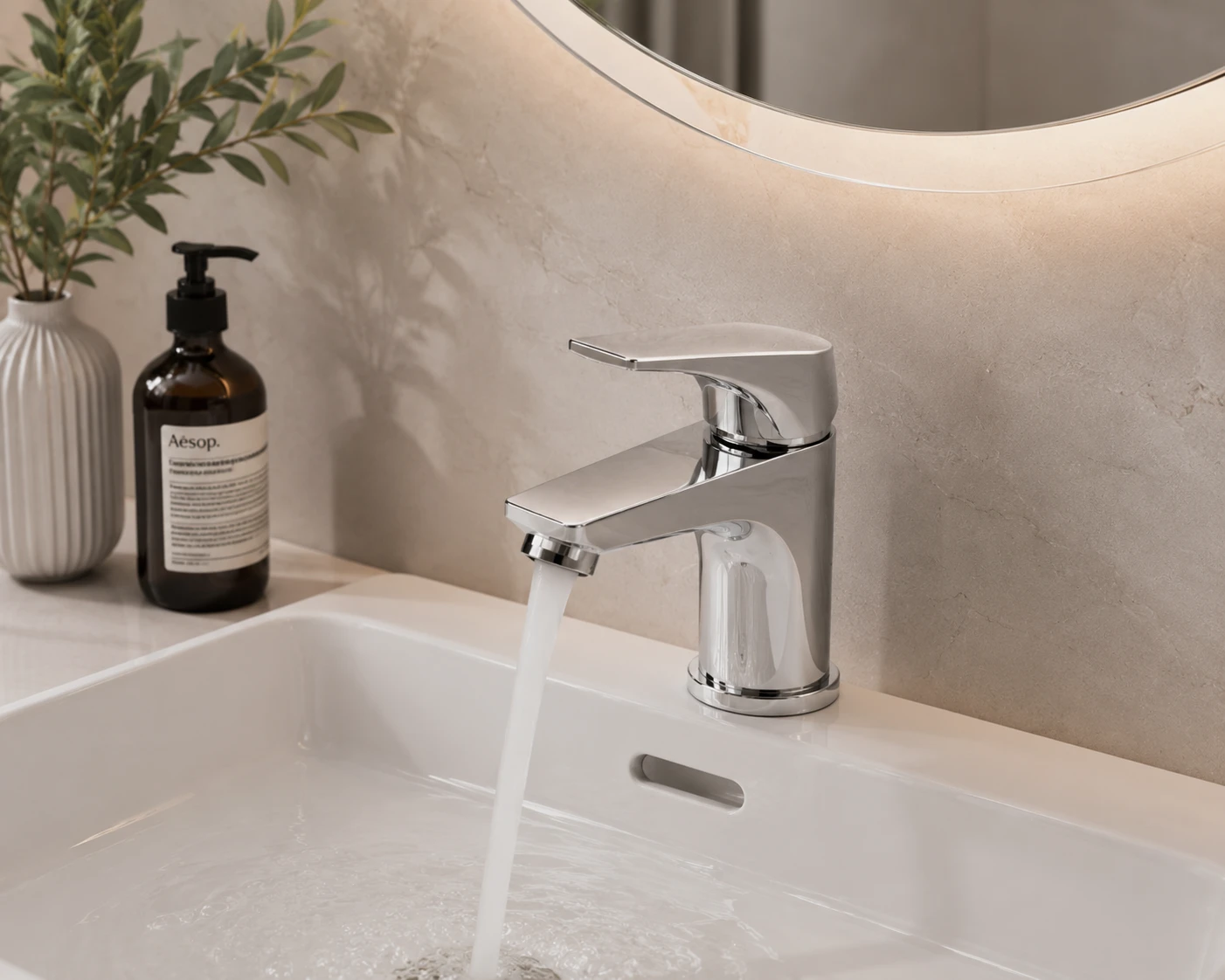 Vòi lavabo nóng lạnh AM 3001