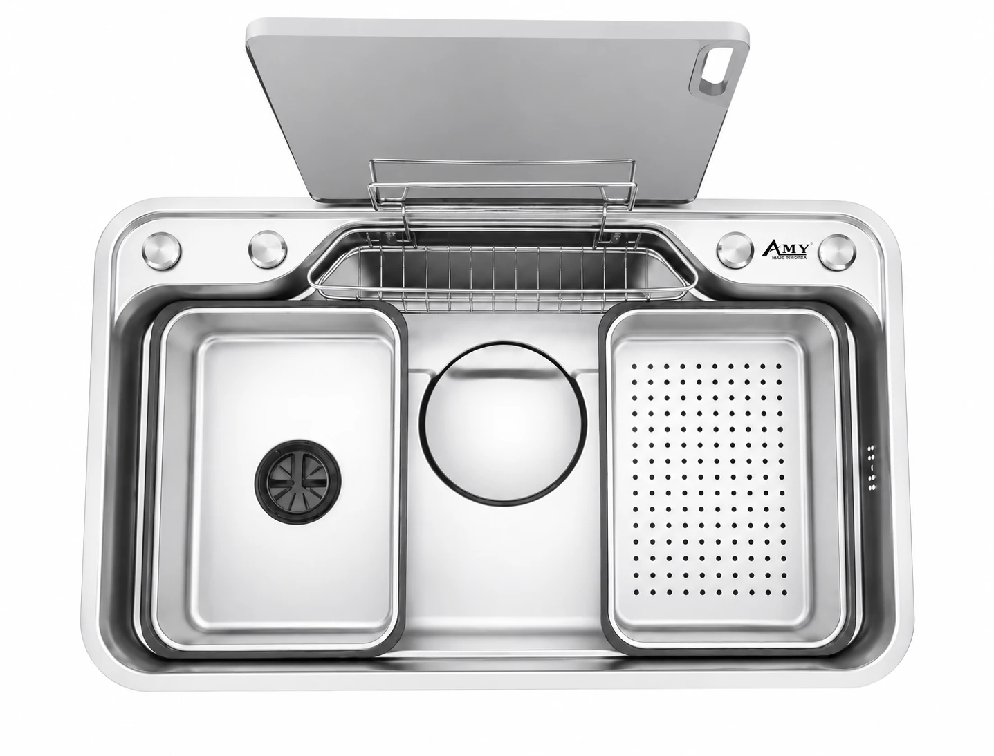 Chậu rửa 1 hố đại dương vành AM 7848