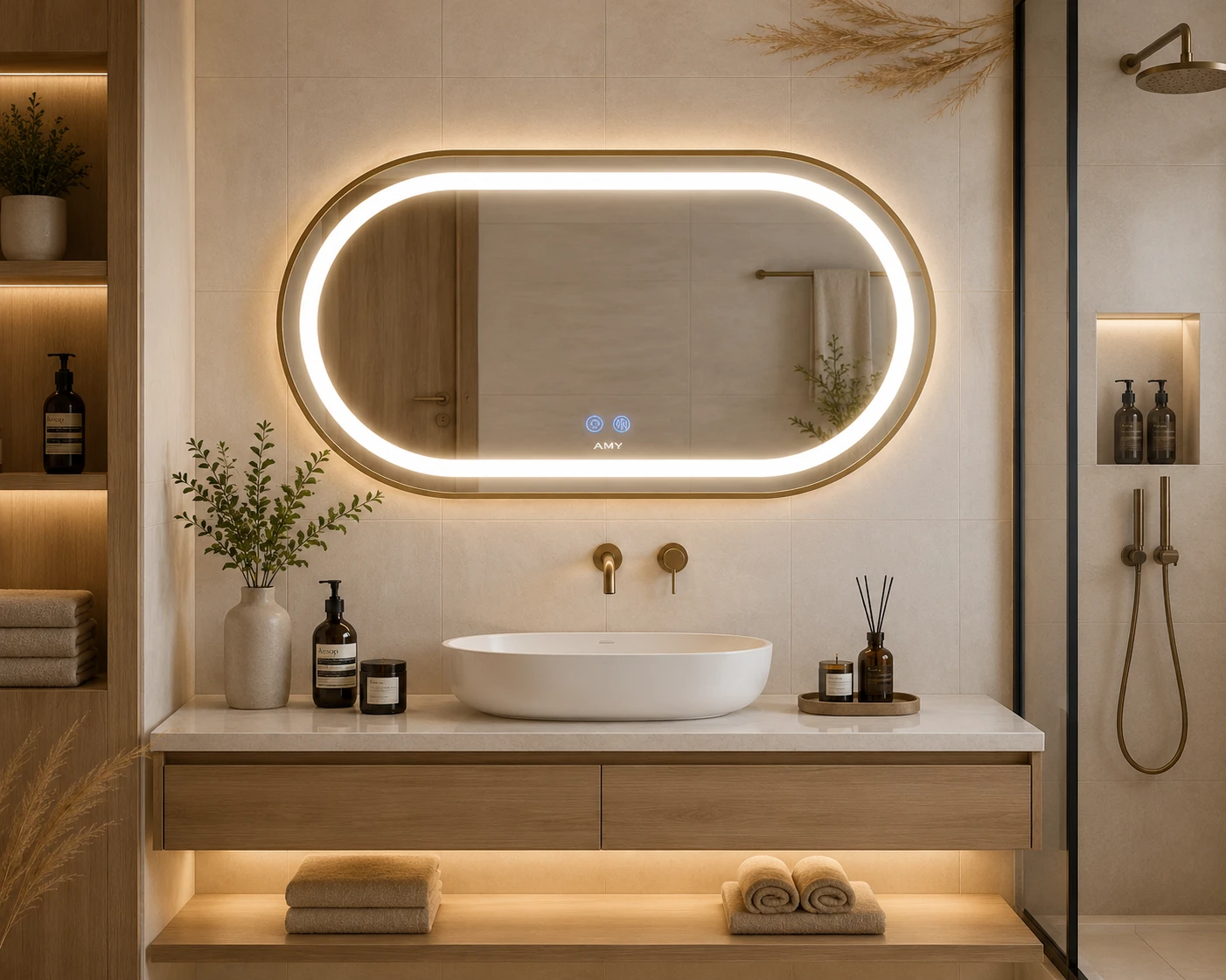 Gương LED AMDP 286 NGANG