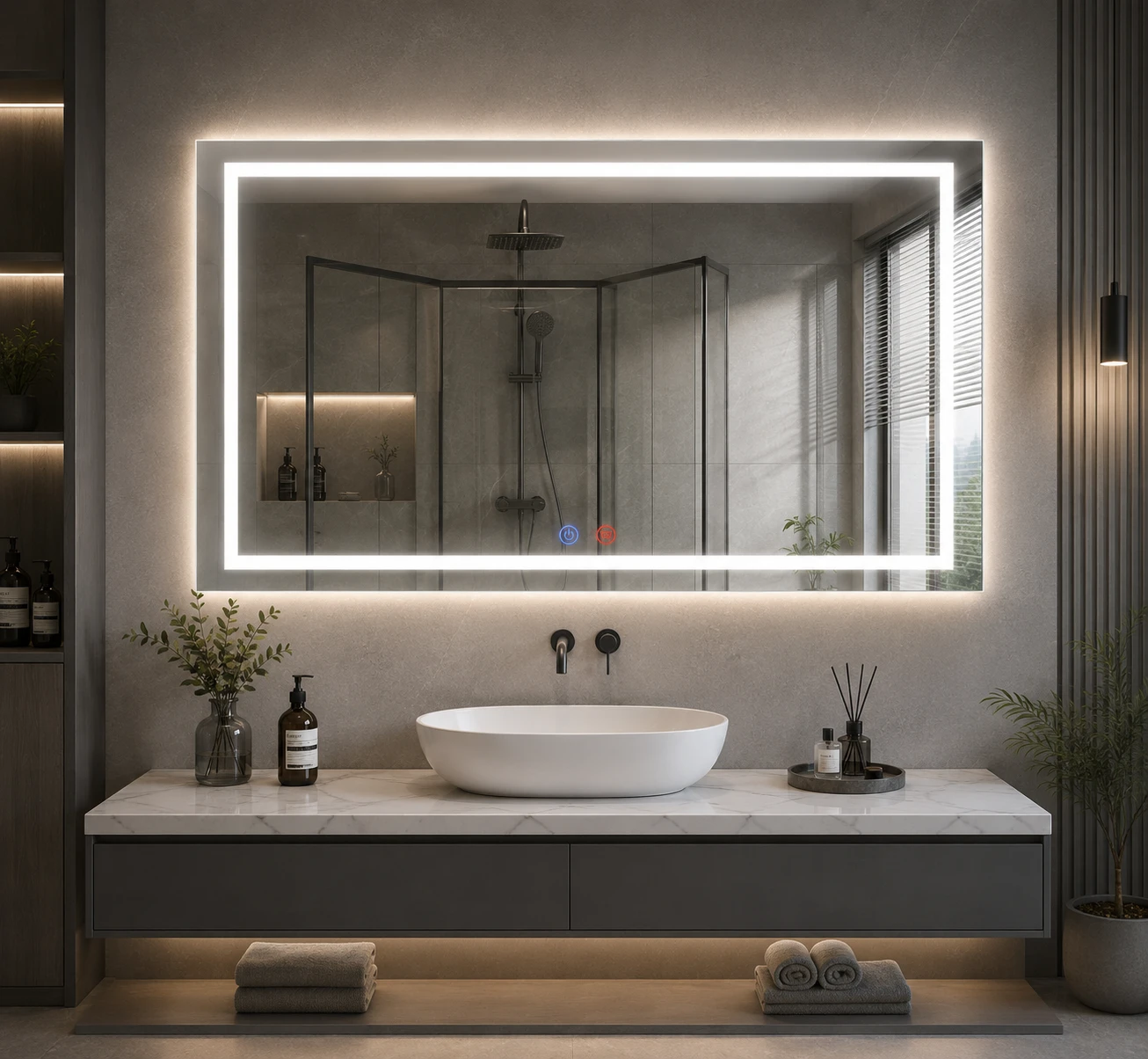 Gương LED AMDP 322A-H
