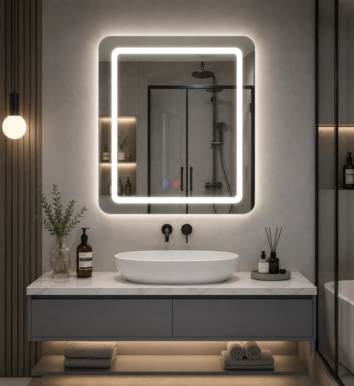 Gương LED AMDP 322A-V