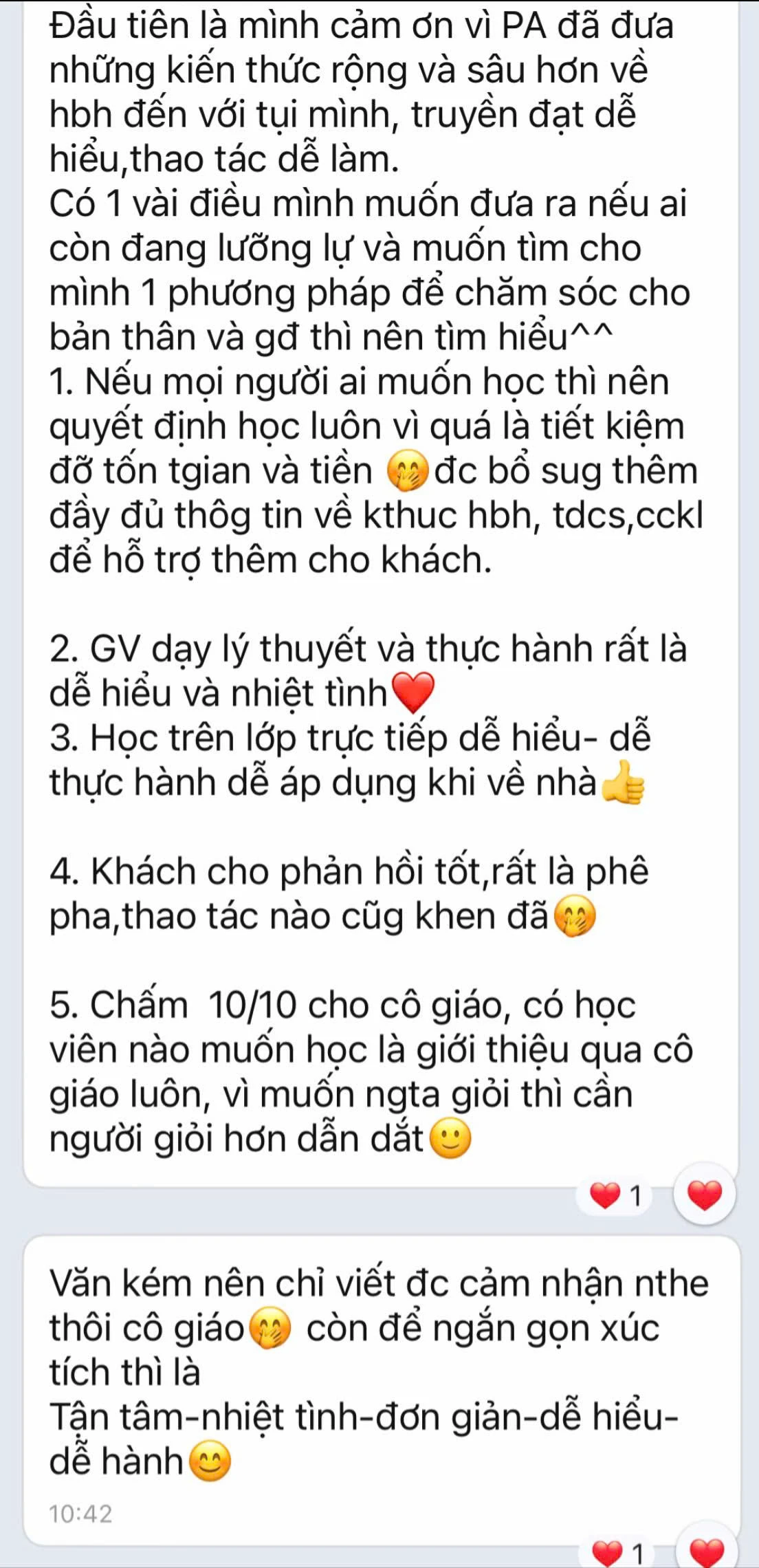 Feebacks 01